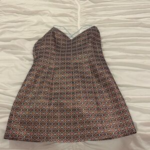 Alice + Olivia Multicolor Patterned Mini Dress
